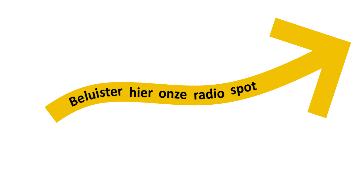 arrow point towards radio